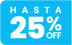 25% de descuento
