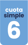 6 cuotas