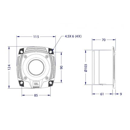Supertweeter JBL ST302X - Bullet 1.81" 125W RMS 8 Ohms - Image 5