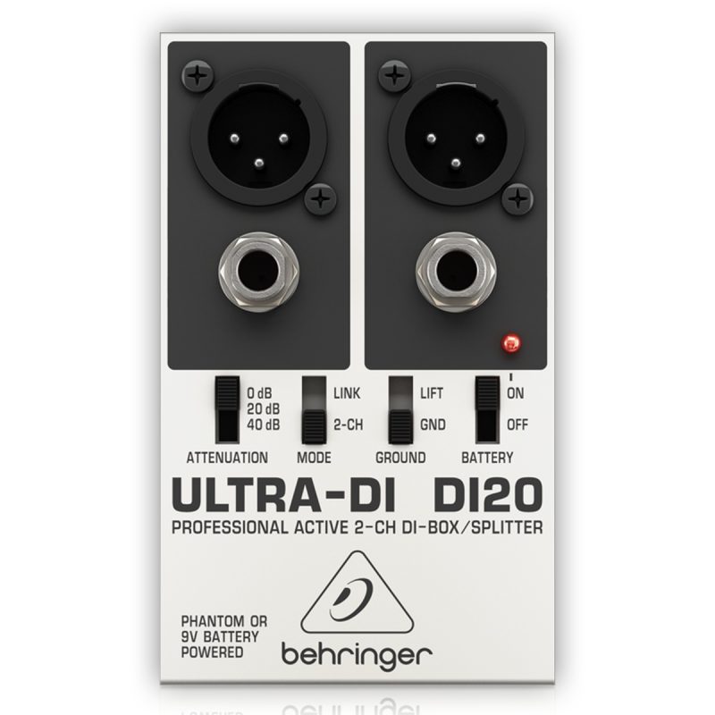 Di20 Caja Directa Activa Behringer Ultra Di Di20 2 Canales - Musicosas Store