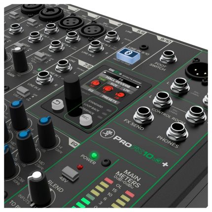 Consola de Mezcla Analogica Mackie ProFX10V3+, 4 Canales Mono y 3 Estereo, Efectos, USB - Image 6