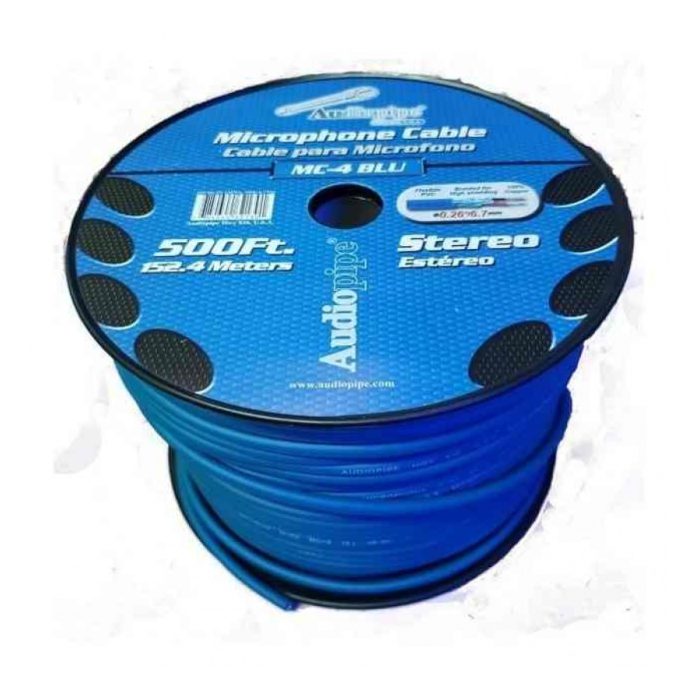 Cable 7Mm Stereo Rollo 152M Azul Por Metro - Image 1
