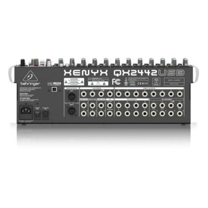 Consola de Mezcla Analogica Behringer Xenyx QX2442USB, 8 Canales Mono y 4 Estereo, Efectos, USB - Image 3