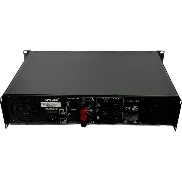 Amplificador de Potencia Apogee H20 - 2x550W RMS - Image 1