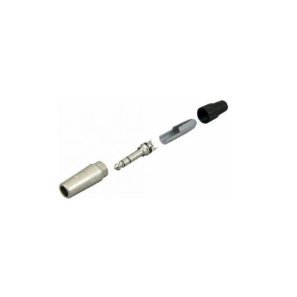 Ficha Conector Plug 6.5 Stereo Rean RP3C, Metalico - Image 2