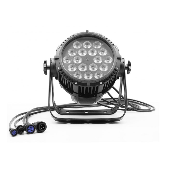 Spot de 18 Leds x 10W RGBWA (5 en 1) E-Lightning-Pro MEGAPAR-1810 / IP - Image 1