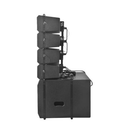 Sistema Line Array Activo XP Audio LA412 - 4 MÃ³dulos 4" y un Subwoofer 12" 800W RMS - Image 4