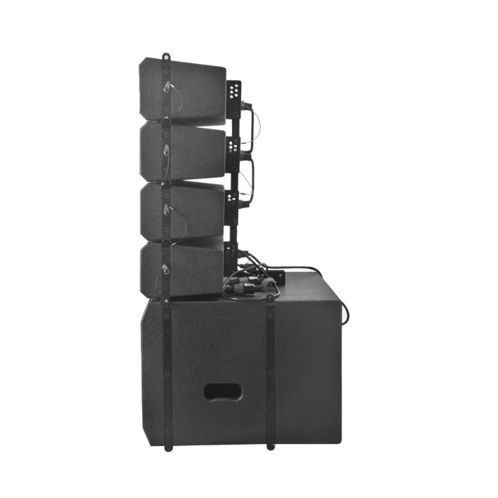Sistema Line Array Activo XP Audio LA412 - 4 MÃ³dulos 4" y un Subwoofer 12" 800W RMS - Image 4