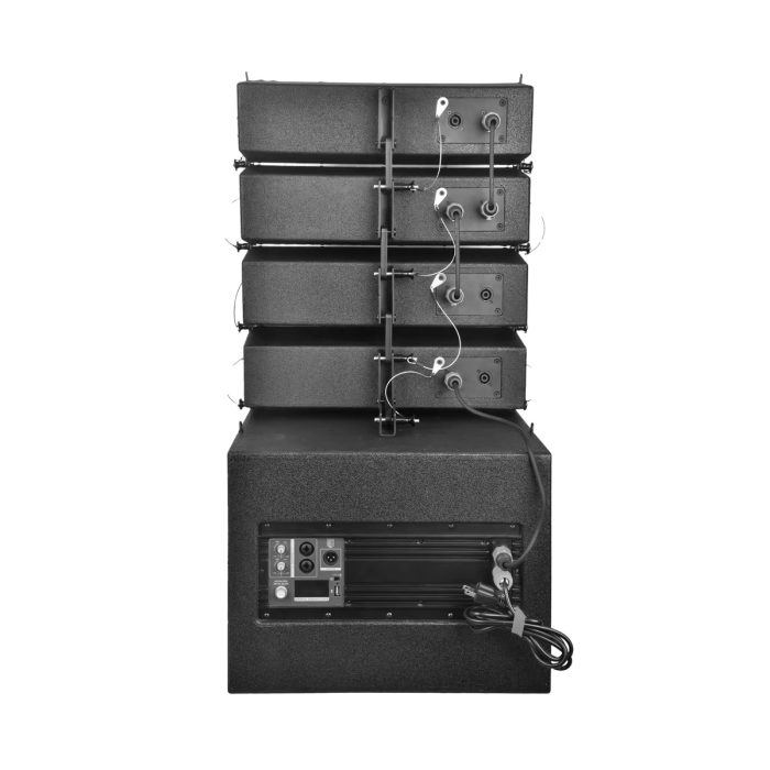 Sistema Line Array Activo XP Audio LA412 - 4 MÃ³dulos 4" y un Subwoofer 12" 800W RMS - Image 5