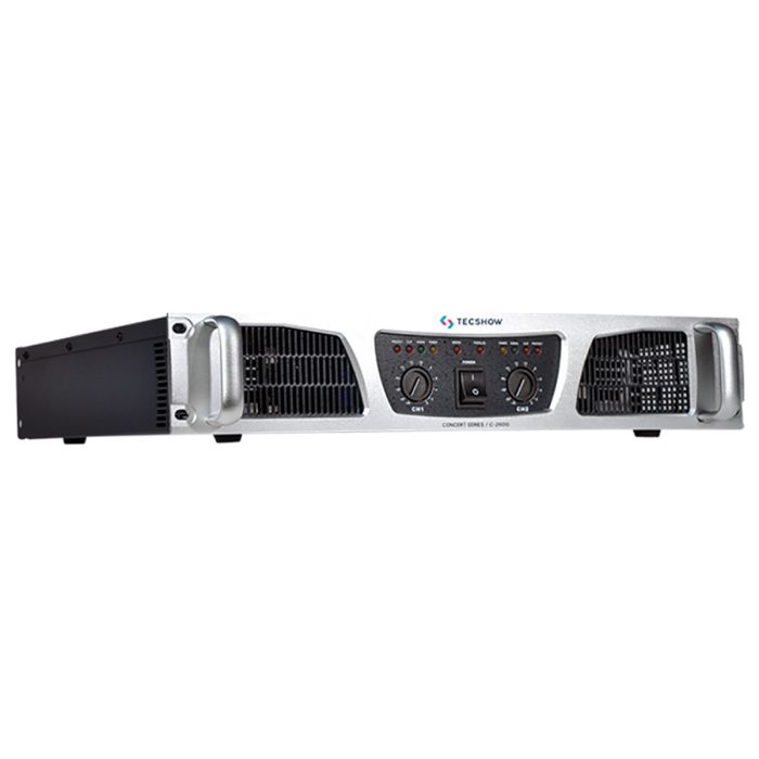 Amplificador de Potencia AnalÃ³gica Tecshow Concert C:2600  - 2x500W RMS - Image 1