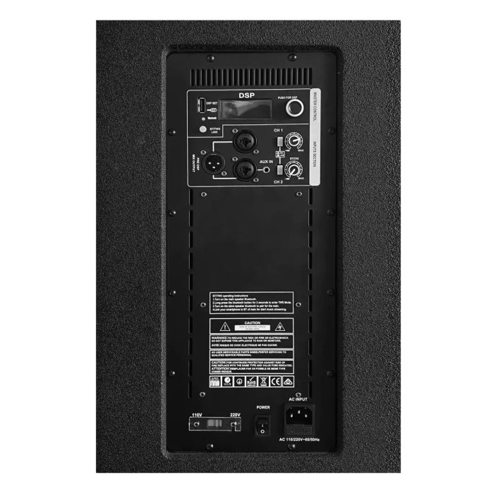 Sistema Line Array Activo XP Audio AC22 - 6x3" con Subwoofer Doble 2x10" 1000W RMS - Image 6