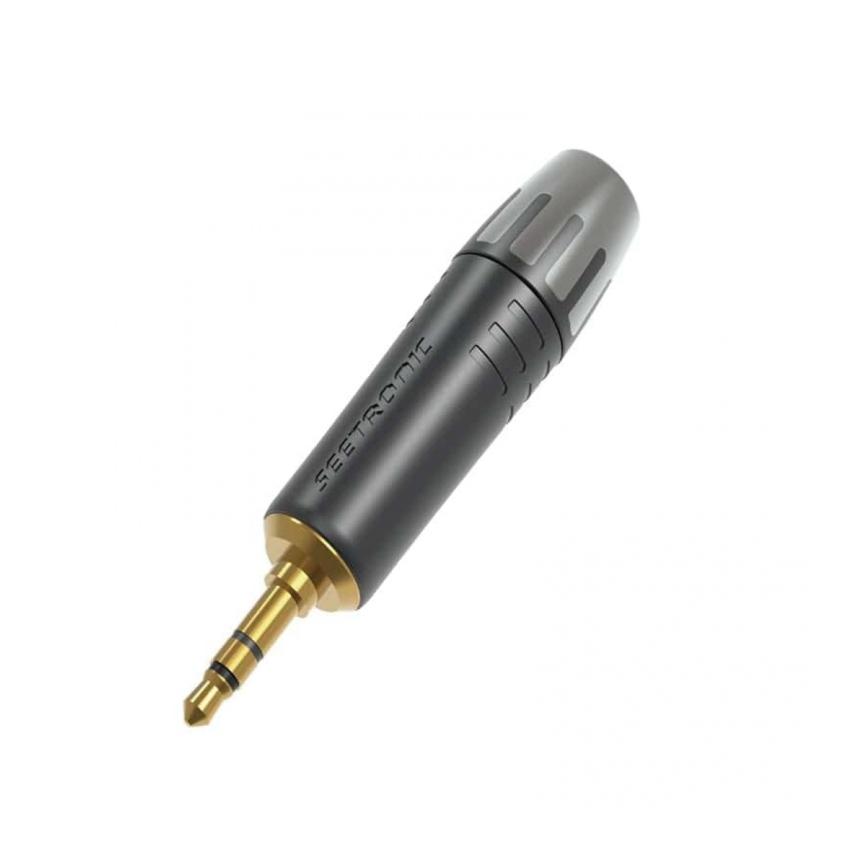 64547_4.jpg Ficha Conector Miniplug 3.5 Stereo Seetronic MTP3C Metálico Dorado - Image 1