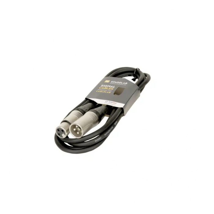 Cable Stagelab XLR-3M Uso Profesional 3 Metros - Image 1
