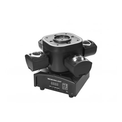 Mini Cabezal Movil Multiefecto led con laser 4 en 1 Macrolite Squad, 80w - Image 3