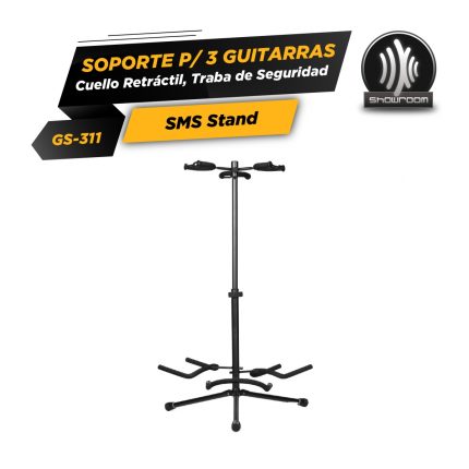 Soporte Guitarra Sms Triple GS311 - Image 3