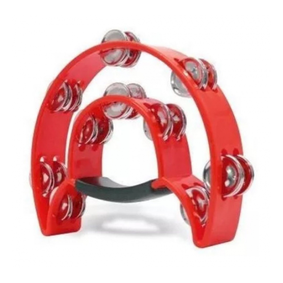 29123_4.jpg Pandereta Quicktension Roja Medialuna Doble Sonaja - Image 1