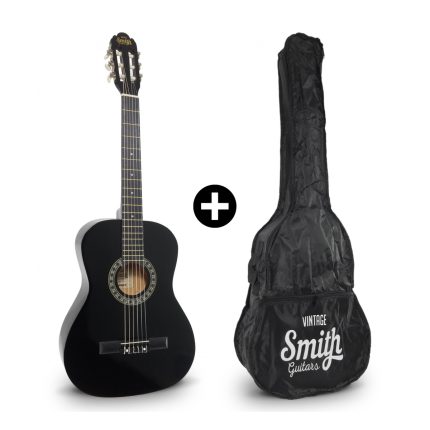 Guitarra Clásica Smith Negra Funda Incluida - Image 3