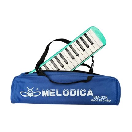 Melódica A Piano Bee 32 Notas con Funda Manguera Color Verde - Image 4