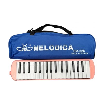 Melódica A Piano Bee 32 Notas con Funda Manguera Color Rosa - Image 4