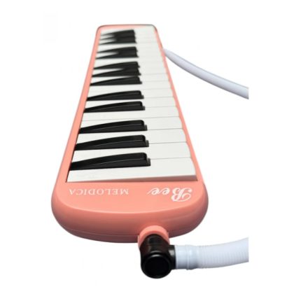 Melódica A Piano Bee 32 Notas con Funda Manguera Color Rosa - Image 3