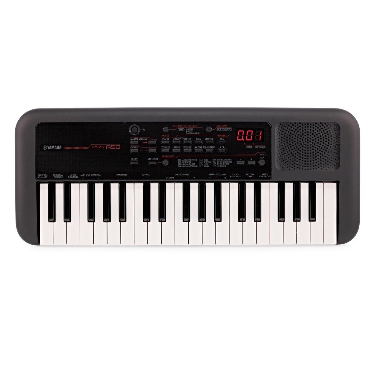 63585_4.jpg Teclado Yamaha PSSA50 Portátil de 37 Teclas Sensibles 3 Octavas - Image 1