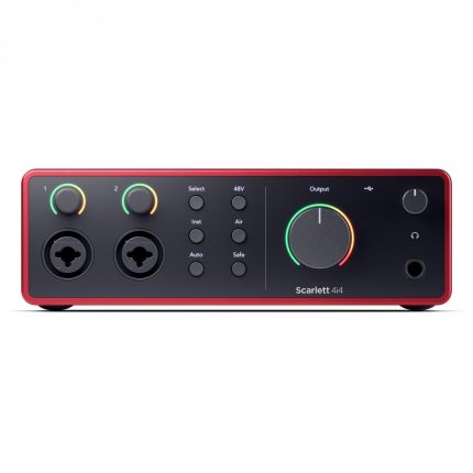 Interfaz Placa de Audio Focusrite Scarlett 4I4 4ta Gen - 4 Entradas, 4 Salidas, MIDI y USB - Image 3