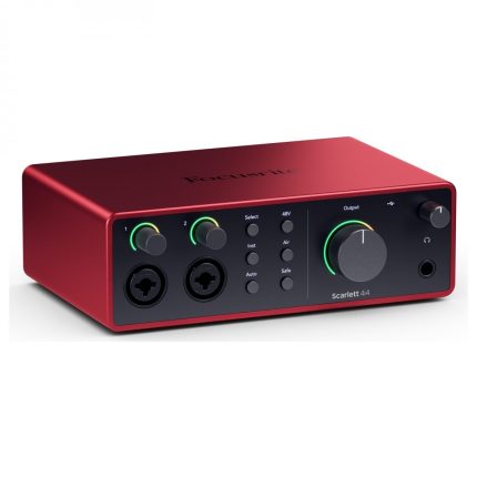 Interfaz Placa de Audio Focusrite Scarlett 4I4 4ta Gen - 4 Entradas, 4 Salidas, MIDI y USB - Image 4
