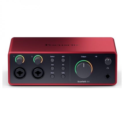 Interfaz Placa de Audio Focusrite Scarlett 4I4 4ta Gen - 4 Entradas, 4 Salidas, MIDI y USB - Image 5