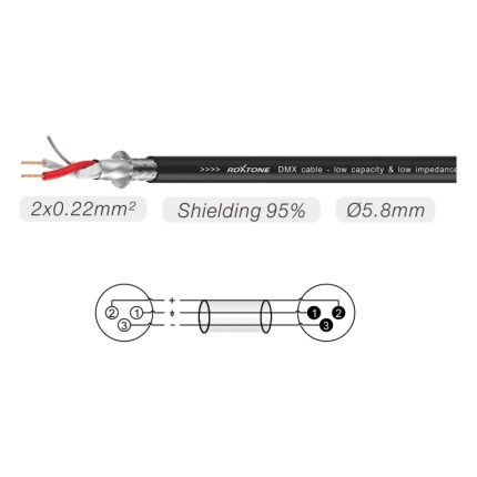 Cable DMX Roxtone MDXX220L10 - Image 2
