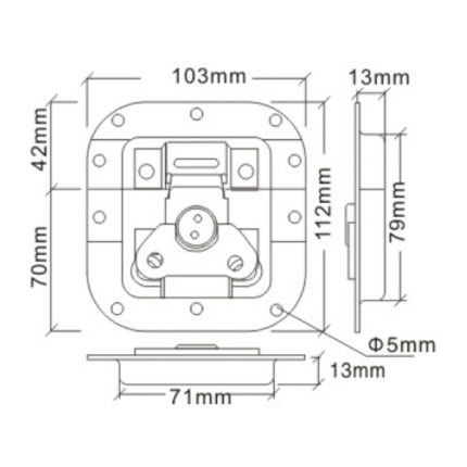 Herraje para Armado de Anvil E-Lightning-Pro HRJ-200 - Image 2
