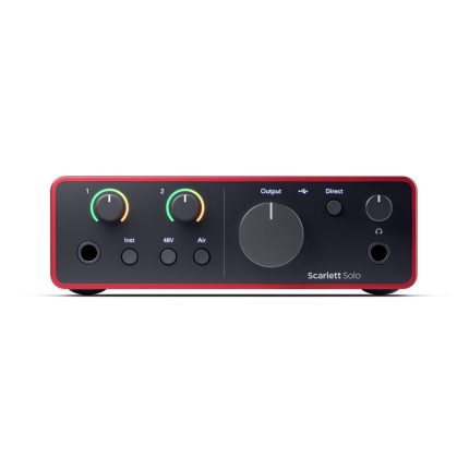 Interfaz Placa de Audio Focusrite Scarlett Solo 4ta Gen - 2 Entradas, 2 Salidas y USB - Image 4