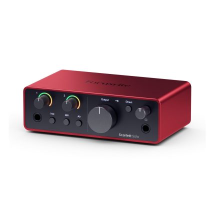 Interfaz Placa de Audio Focusrite Scarlett Solo 4ta Gen - 2 Entradas, 2 Salidas y USB - Image 3