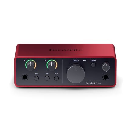Interfaz Placa de Audio Focusrite Scarlett Solo 4ta Gen - 2 Entradas, 2 Salidas y USB - Image 2