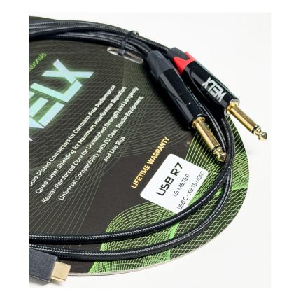 Cable USB Welx USBR7 USB C a 2 TS Mono - Image 2