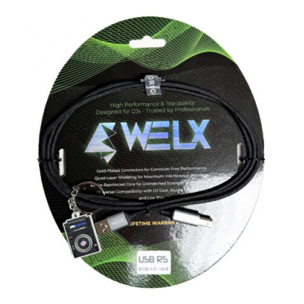 66361_3.jpg Cable USB Welx USB R5 - USB A a USB B 1.5 Metros - Image 1