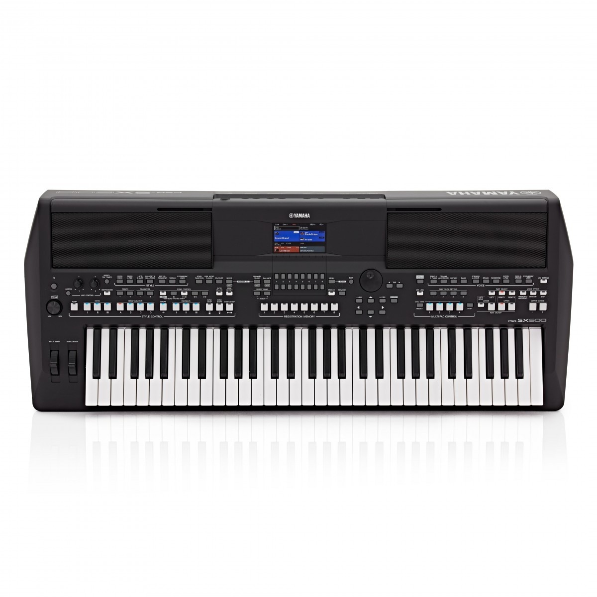 61439_4-1.jpg Teclado Digital Yamaha PSRSX600 61 Teclas 5 Octavas Sensitivo Con Fuente - Image 1