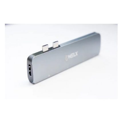 Travel Hub USB-C Welx WL7 - 7 Puertos HDMI 5Gbps SD microSD Carga Rapida - Image 2