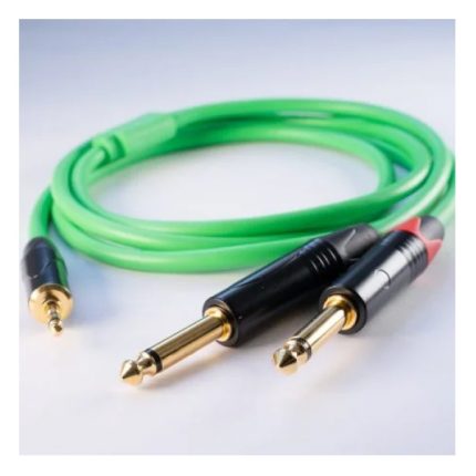 Cable TS 6.3mm a Miniplug TRS 3.5mm 2x1 Welx RXT Series 1.5m - DJ Estudio - Image 2