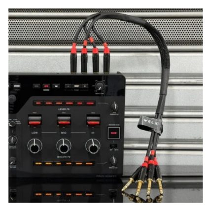 Snake Welx WRMX 4x TRS 6.3mm 1m - Pioneer RMX-1000 RMX-500 DJ - Image 2