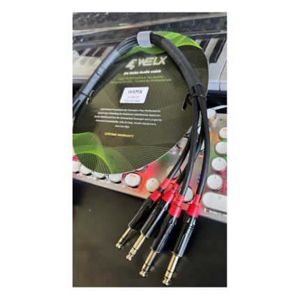 Snake Welx WRMX 4x TRS 6.3mm 1m - Pioneer RMX-1000 RMX-500 DJ - Image 3