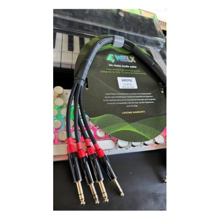 Snake Welx WRMX 4x TRS 6.3mm 1m - Pioneer RMX-1000 RMX-500 DJ - Image 4