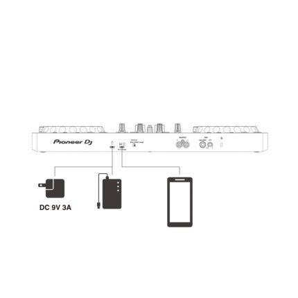 Controlador DJ Pioneer DDJ-FLX4-W, 2 Canales, Interfaz Integrada, Rekordbox, USB-C, Blanca - Image 5