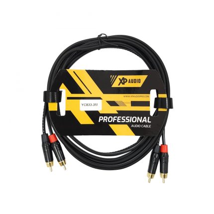 Cable 2 RCA Macho A 2 RCA Macho 3 Metros XP Audio YC833-3M - Image 2
