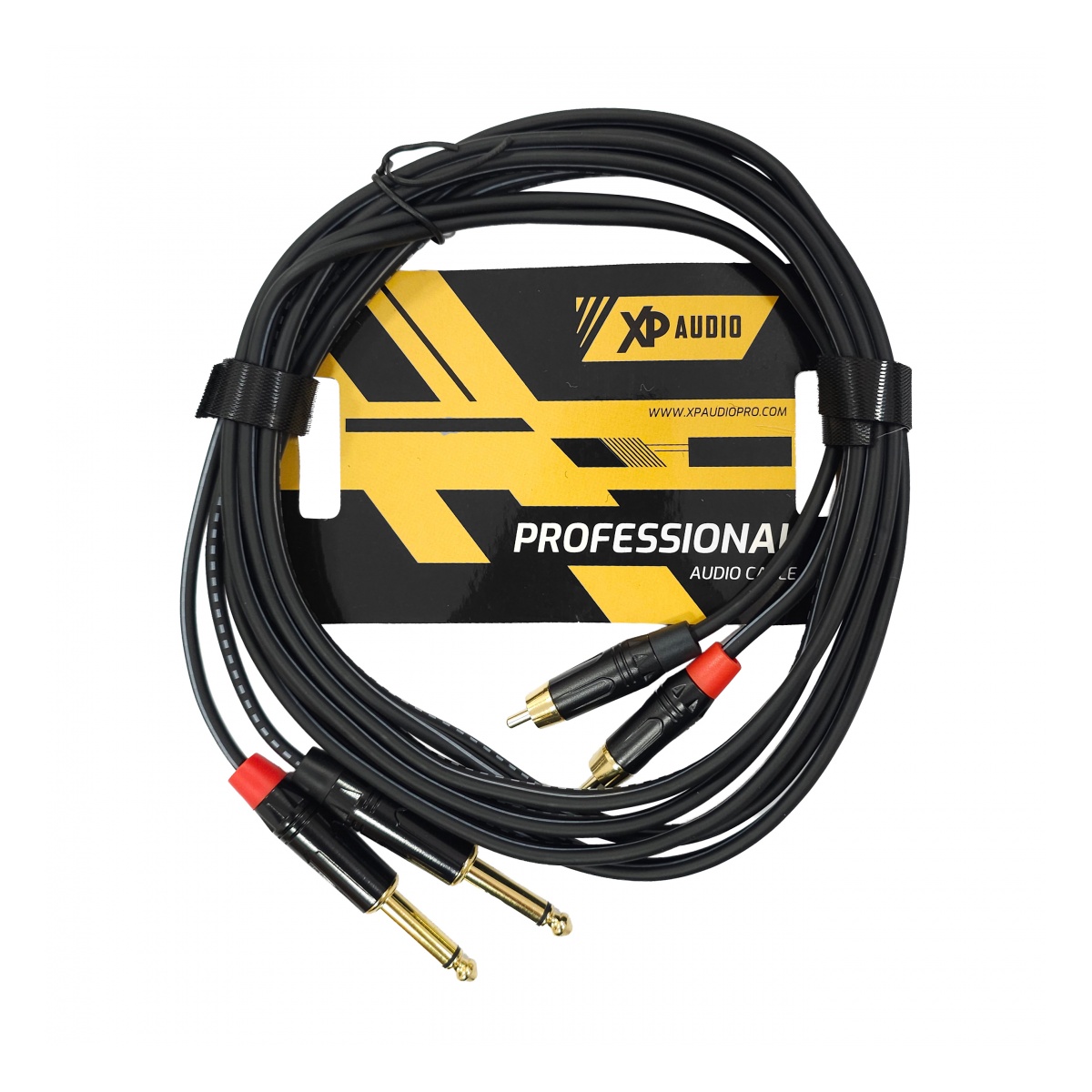 68055_4-1.jpg Cable 2 Plug Mono a 2 RCA Macho 3 Metros XP Audio YC834-3M - Image 1