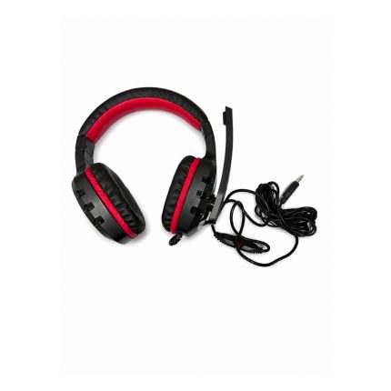 Auriculares Gamer Chic A1S Rojo con Micrófono y Cable OFC - Imagen 3