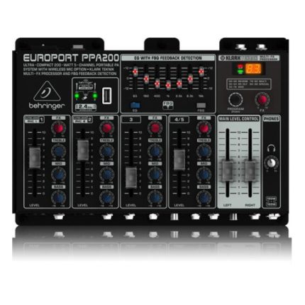 Sistema PA Portátil Behringer PPA200 - 2x4" 200W - Imagen 2