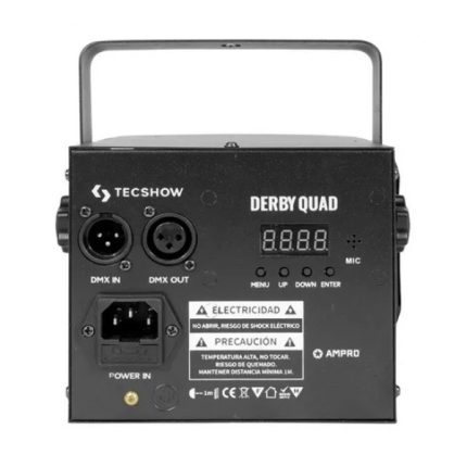OUTLET - Efecto Tipo Laser 2 Leds 4-en-1 De 10w. Derby Quad Tecshow - Imagen 2