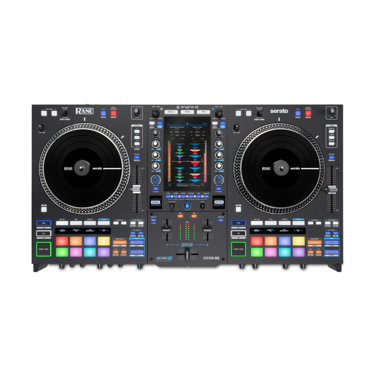 70501_4-1.jpg Rane System One – Sistema DJ Standalone con Platos Motorizados de 7.2" y Engine DJ - Imagen 1