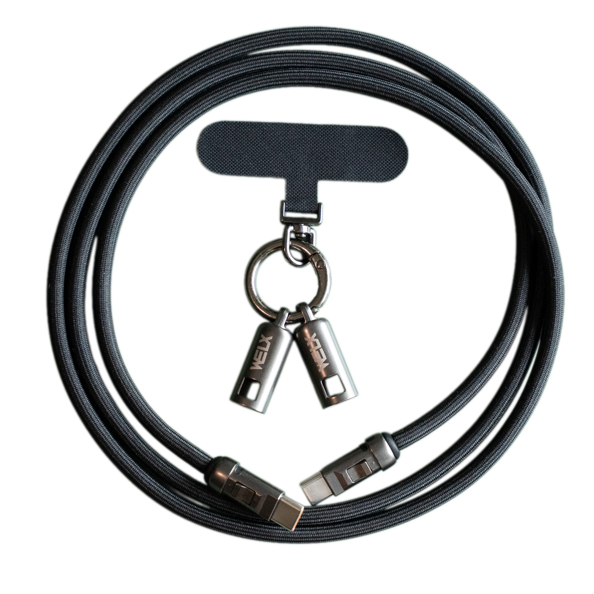 70597_4.jpg Cable Correa para Celular USB-C a USB-C WELX USB F2 de 120 cm - Imagen 1