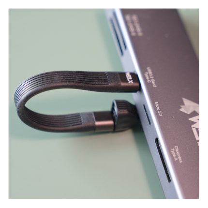Cable Corto USB-C a USB-C WELX USB F5 de 13 cm con PD 3.1 240W y 8K - Imagen 4